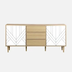 Sideboard in Holzoptik mit 2 Türen 160 cm