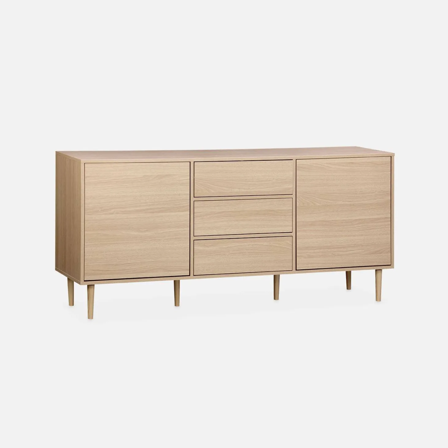 Sideboard in Holzoptik mit 2 Türen 160 cm