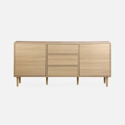 Sideboard in Holzoptik mit 2 Türen 160 cm