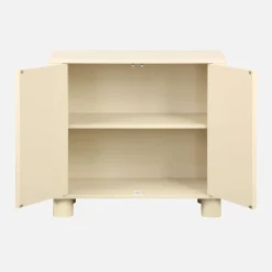 Sideboard mit Holzdekor und 2 Türen 80 cm