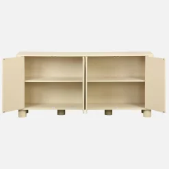 Sideboard mit Holzdekor und 4 Türen 155 cm