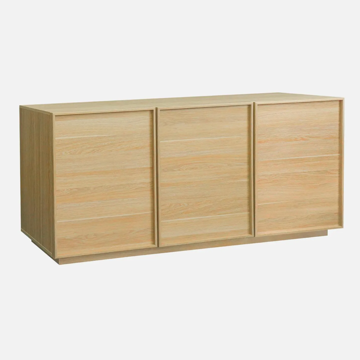 Sideboard mit Holzlook 3 Türen 160 cm
