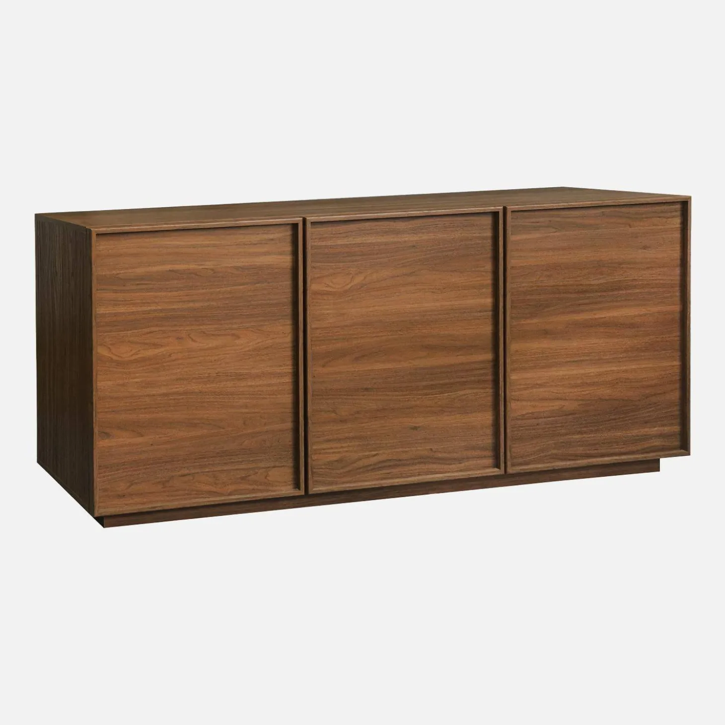 Sideboard mit Holzlook 3 Türen 160 cm