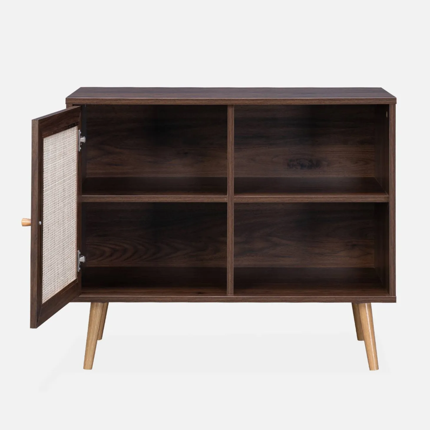 Sideboard mit Rattangeflecht 80 x 39 x 65,8 cm