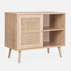 Sideboard mit Rattangeflecht 80 x 39 x 65,8 cm