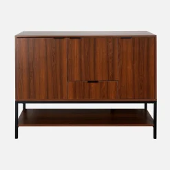 Sideboard Nussbaumholzdekor 3 Türen