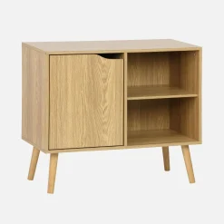 Sideboard 1 Tür, 2 Einlegeböden, 80 cm