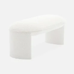 Sitzbank mit Bouclé-Bezug