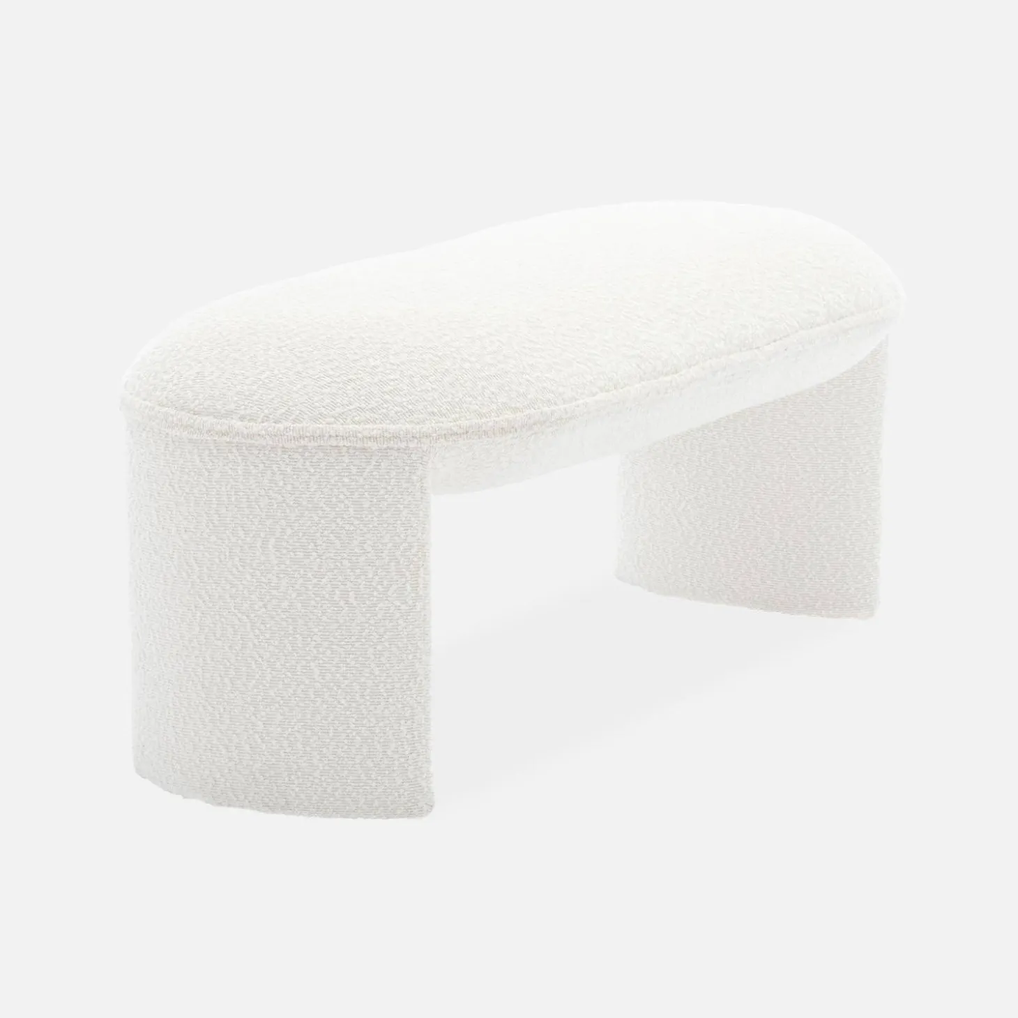 Sitzbank mit Bouclé-Bezug