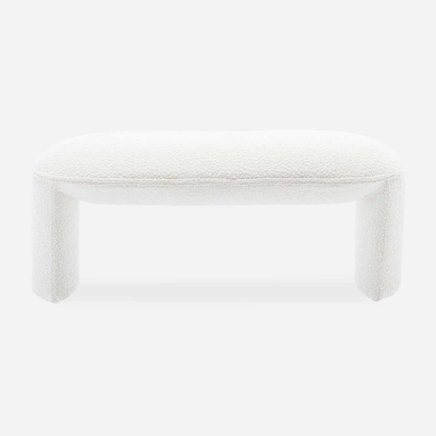 Sitzbank mit Bouclé-Bezug
