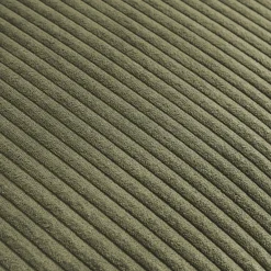 2-3-Sitzer Design-Schlafsofa mit Cordbezug und verchromten Metallfüßen