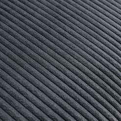 2-3-Sitzer Design-Schlafsofa mit Cordbezug und verchromten Metallfüßen