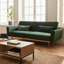 2-3-Sitzer Design Sofa mit Samtbezug