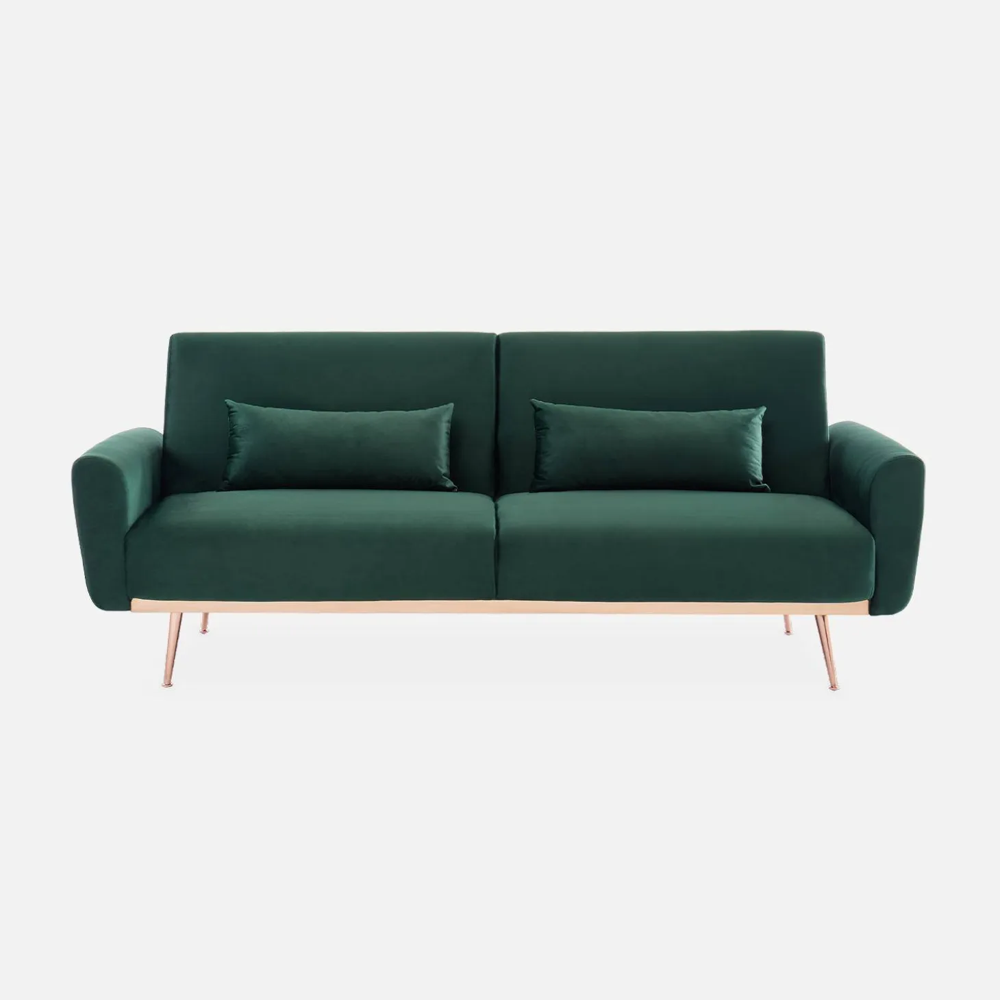 2-3-Sitzer Design Sofa mit Samtbezug