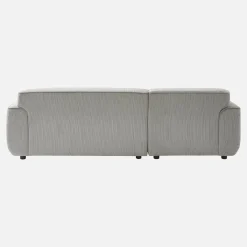 2-3-Sitzer Ecksofa mit Cordbezug, Recamiere links