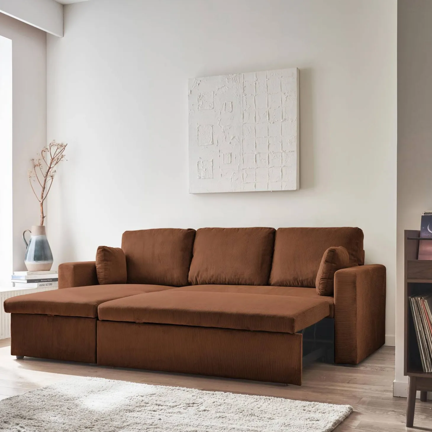 3-Sitzer Ecksofa mit Schlaffunktion