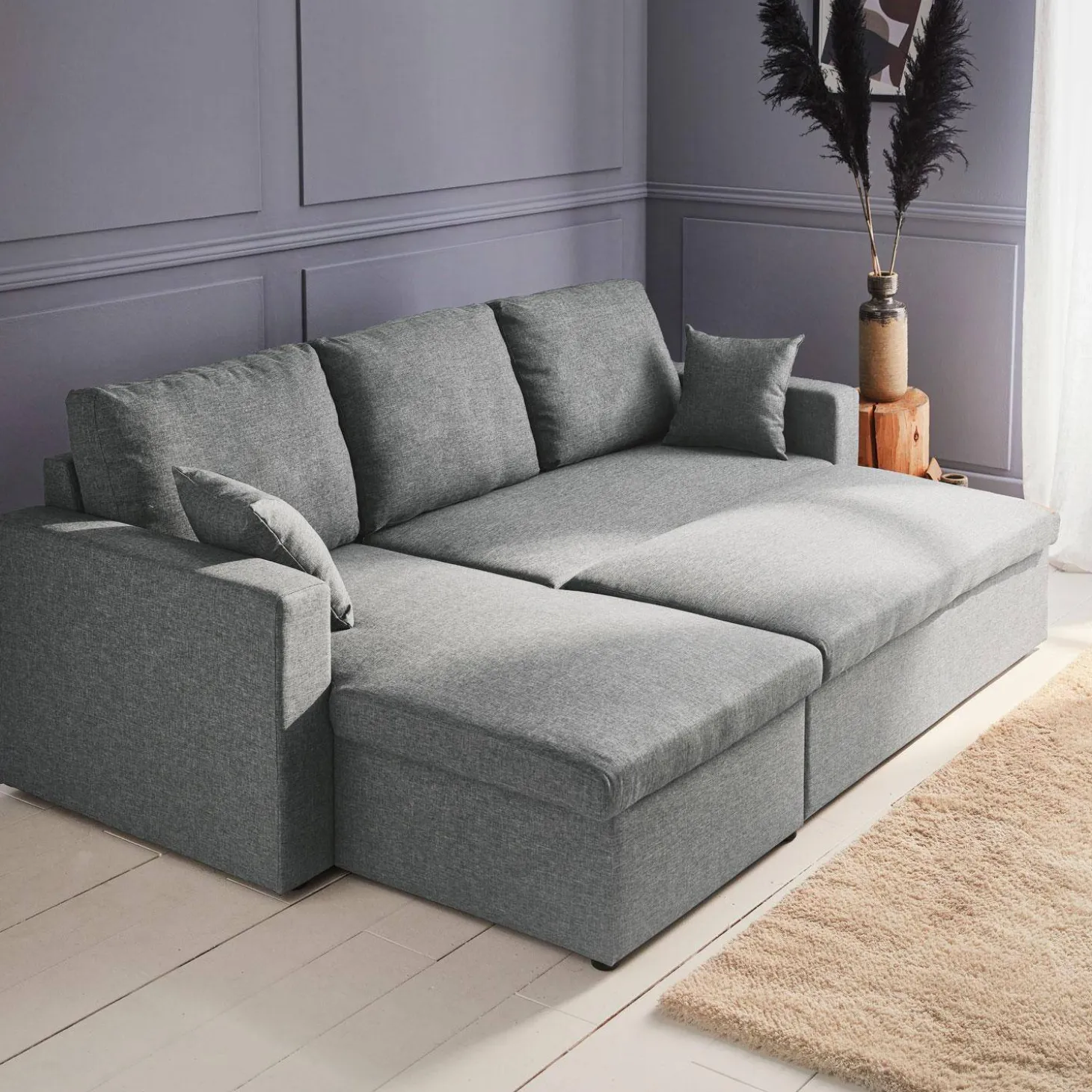 3-Sitzer Ecksofa mit Schlaffunktion