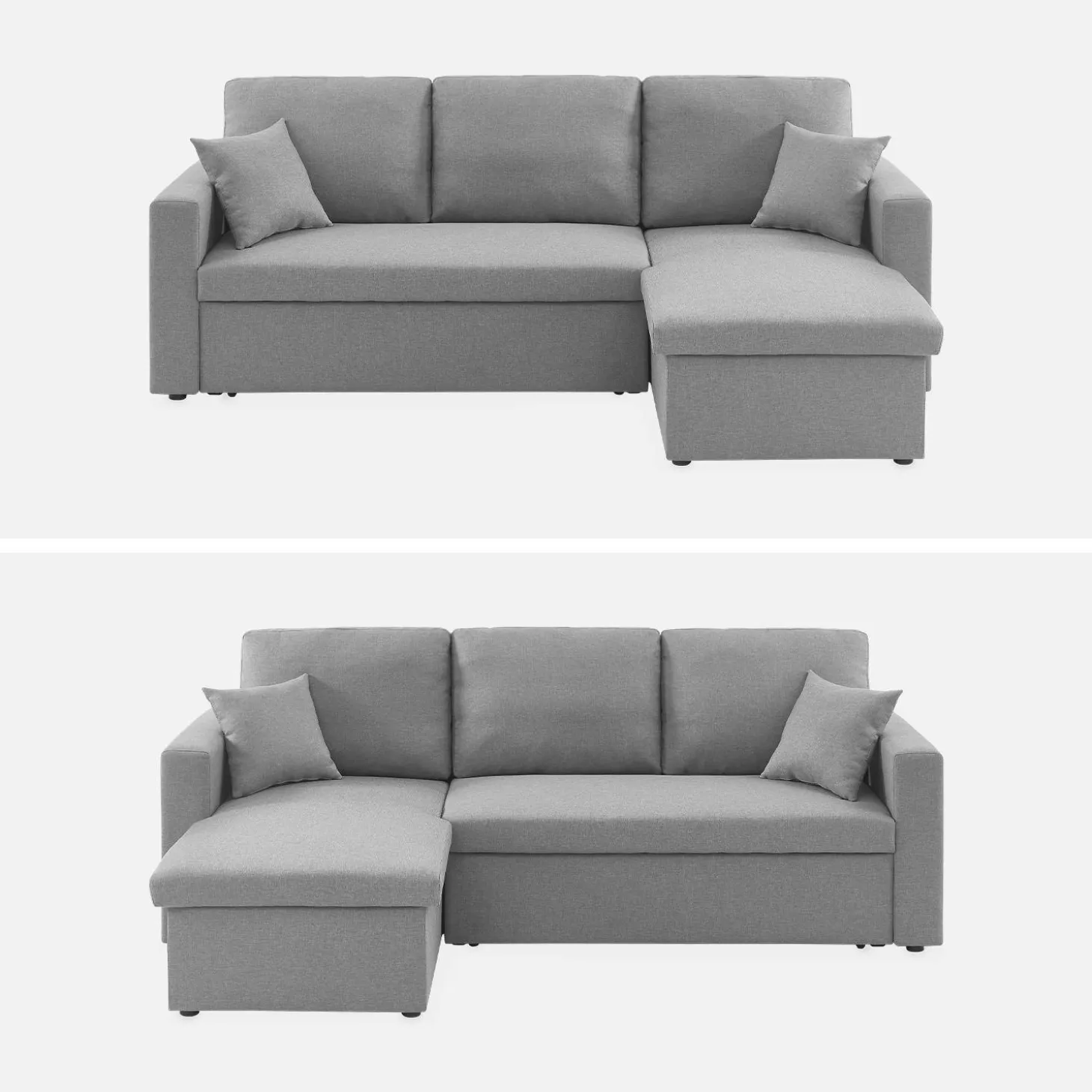 3-Sitzer Ecksofa mit Schlaffunktion