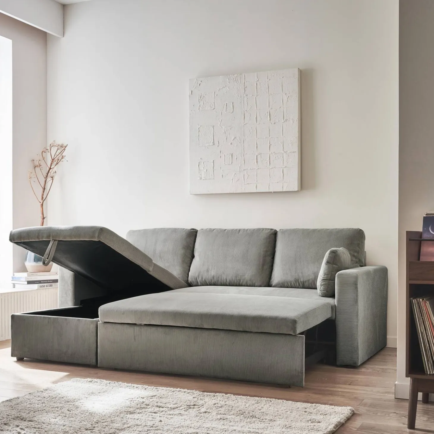 3-Sitzer Ecksofa mit Schlaffunktion