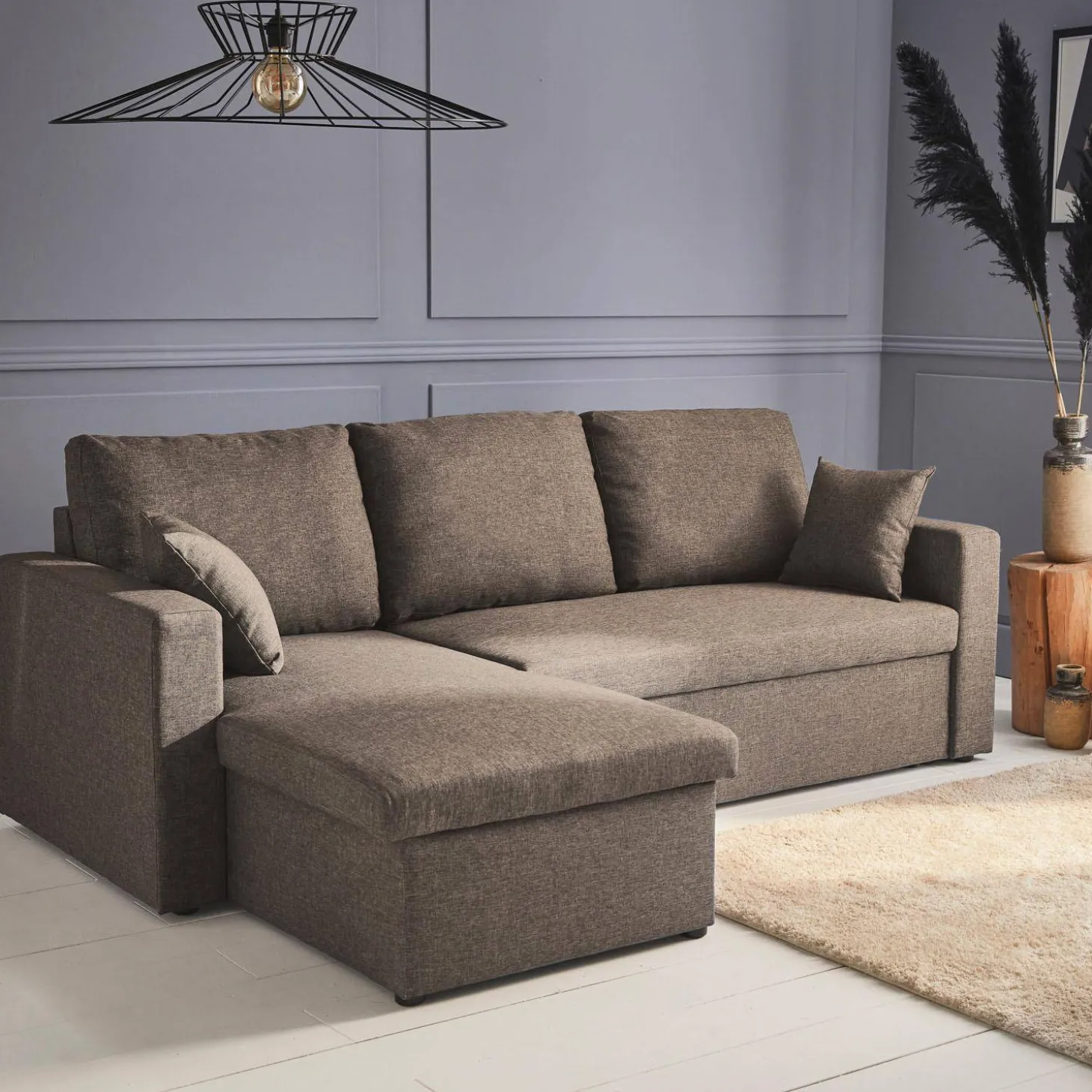 3-Sitzer Ecksofa mit Schlaffunktion