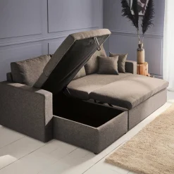 3-Sitzer Ecksofa mit Schlaffunktion