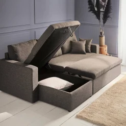 3-Sitzer Ecksofa mit Schlaffunktion