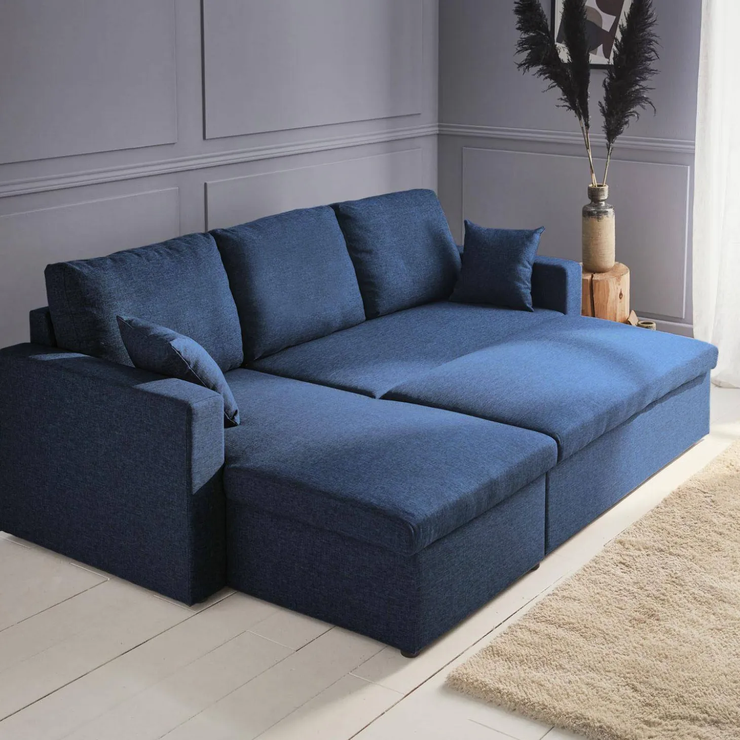 3-Sitzer Ecksofa mit Schlaffunktion