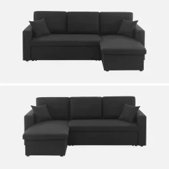 3-Sitzer Ecksofa mit Schlaffunktion