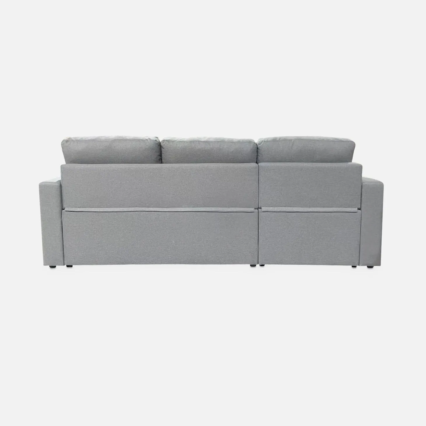 3-Sitzer-Ecksofa, mit Schlaffunktion, Recamiere beidseitig montierbar