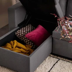 3-Sitzer-Ecksofa, mit Schlaffunktion, Recamiere beidseitig montierbar