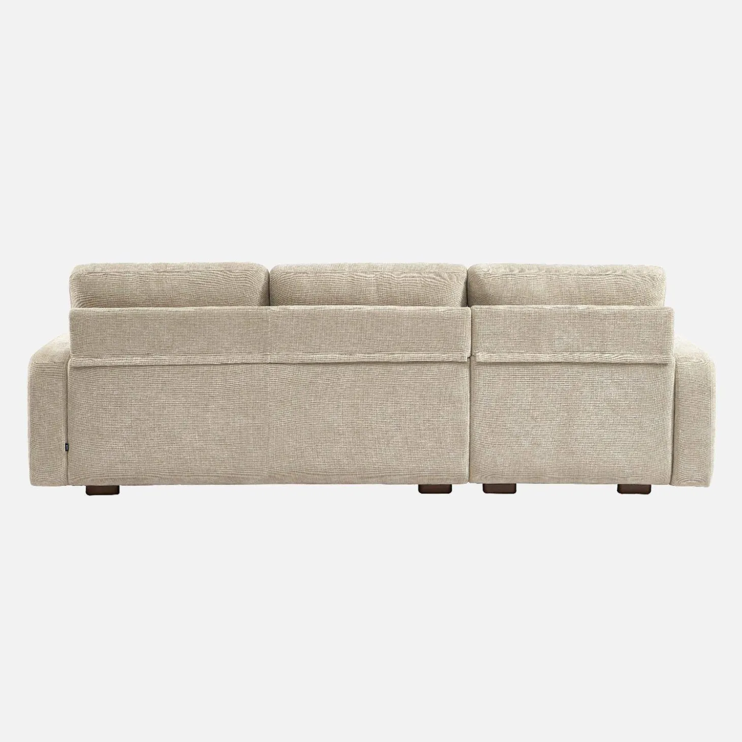 3-Sitzer Ecksofa Recamiere links mit Stoffbezug