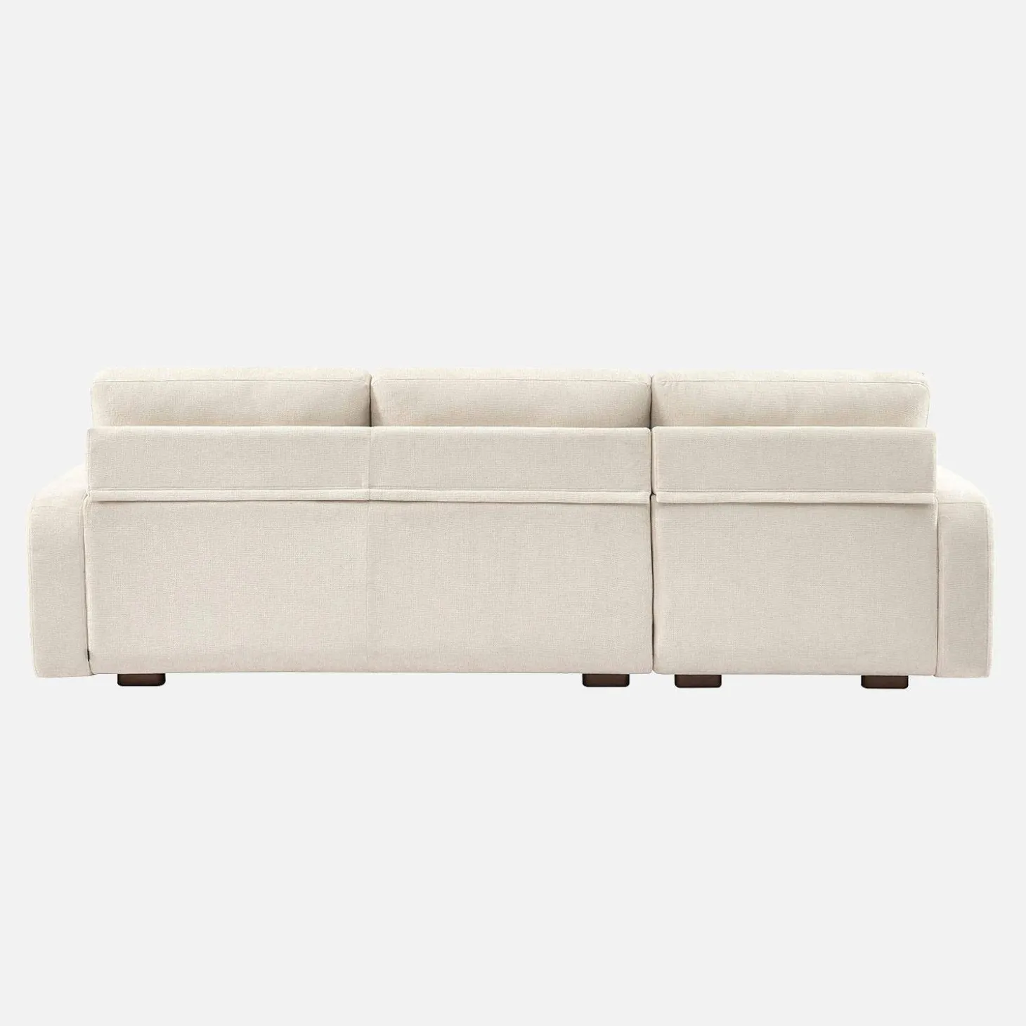 3-Sitzer Ecksofa Recamiere links mit Stoffbezug