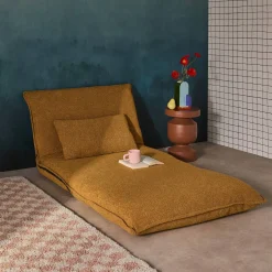 1-Sitzer Schlafsessel mit Bezug aus strukturiertem Bouclé