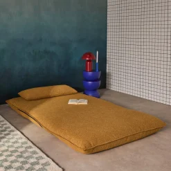 2-Sitzer Schlafsofa mit Bezug aus strukturiertem Bouclé