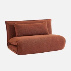 2-Sitzer Schlafsofa mit Bezug aus strukturiertem Bouclé
