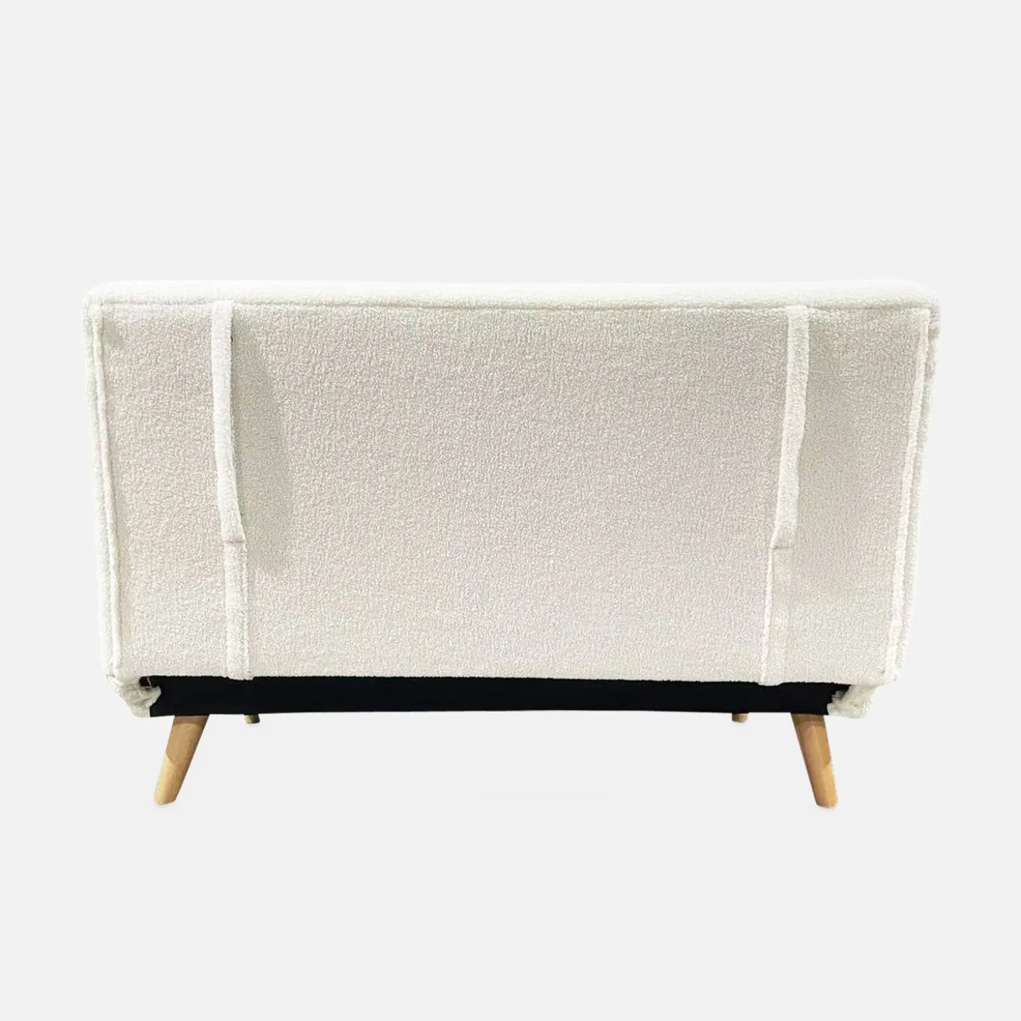 2-Sitzer Schlafsofa mit Bouclé-Bezug