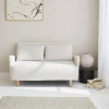 2-Sitzer Schlafsofa mit Bouclé-Bezug