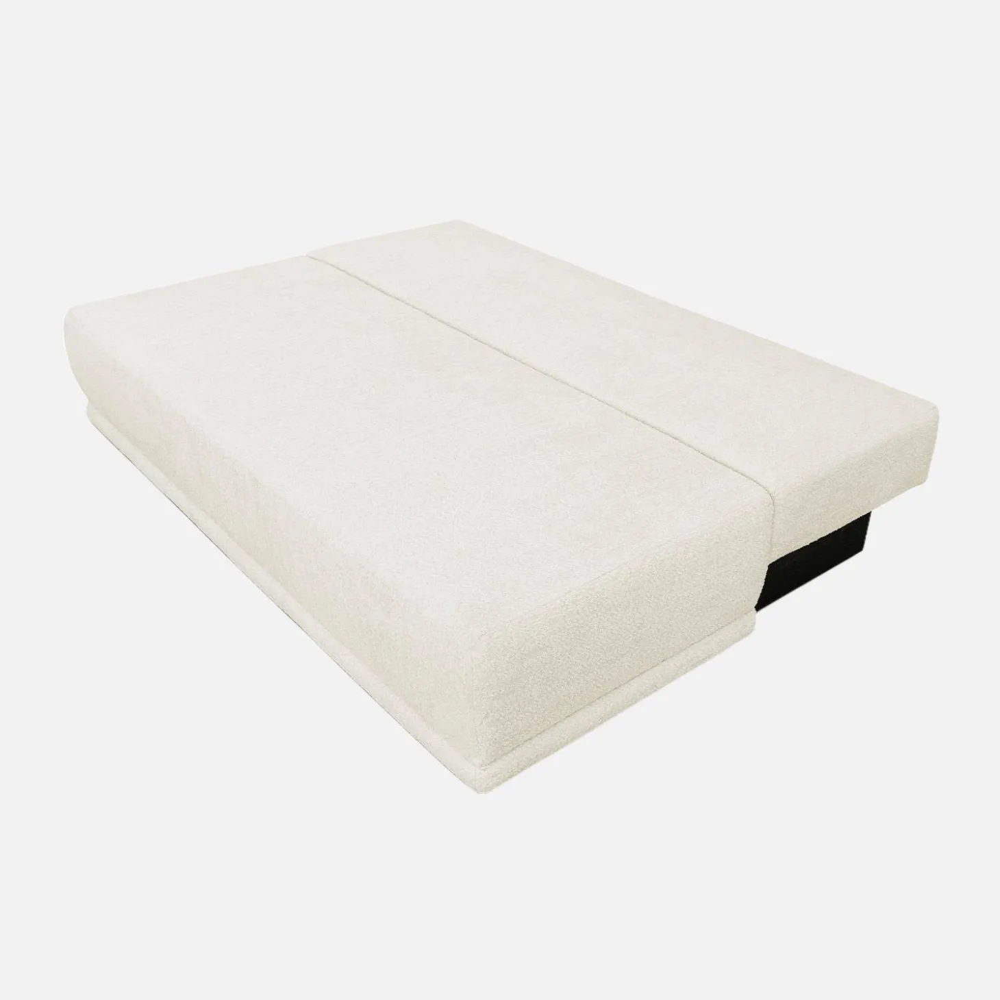 3-Sitzer-Schlafsofa mit Bouclé-Bezug und Stauraum