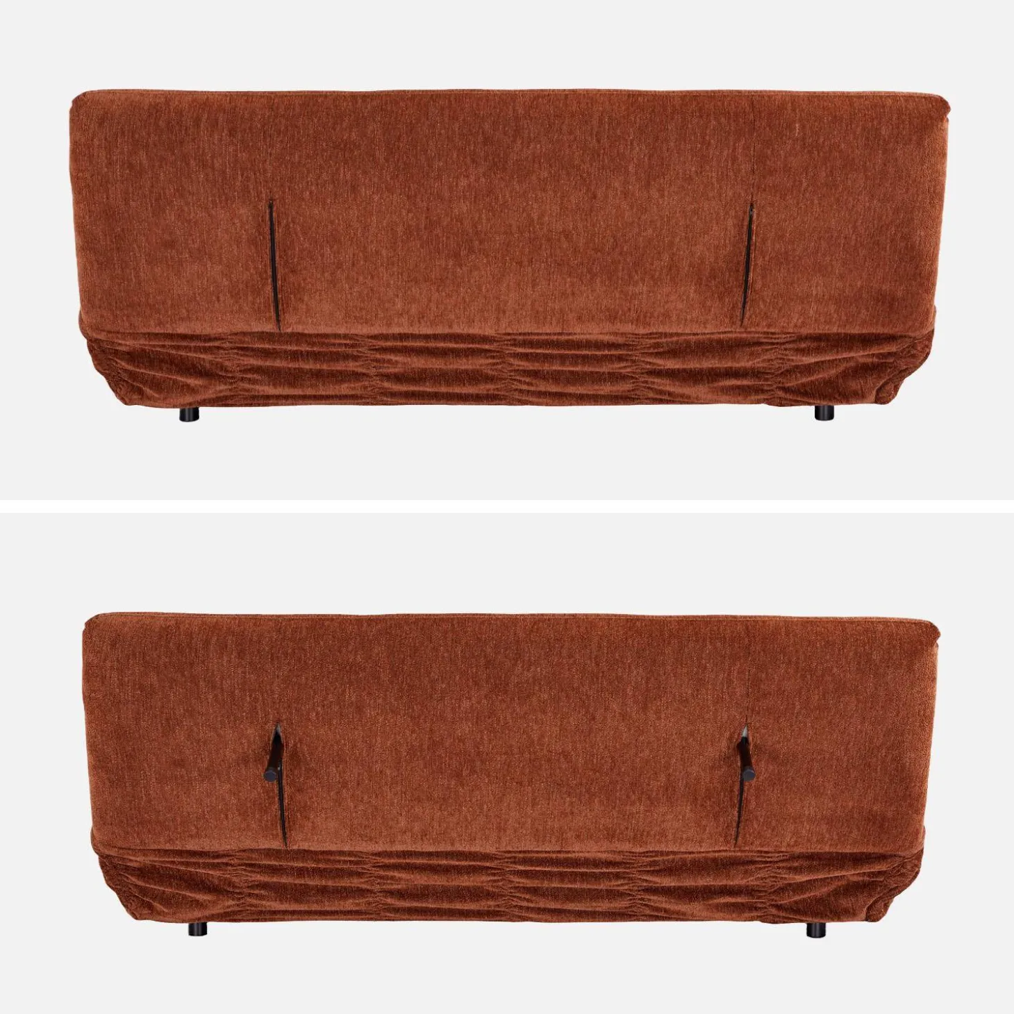 3-Sitzer Schlafsofa mit Chenille-Bezug