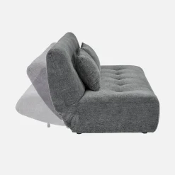 3-Sitzer Schlafsofa mit Chenille-Bezug
