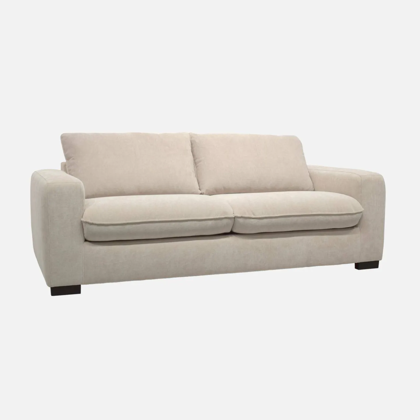 3-Sitzer Schlafsofa mit Chenille-Bezug und 10 cm Matratze - Hergestellt in Frankreich