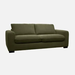 3-Sitzer Schlafsofa mit Chenille-Bezug und 10 cm Matratze - Hergestellt in Frankreich