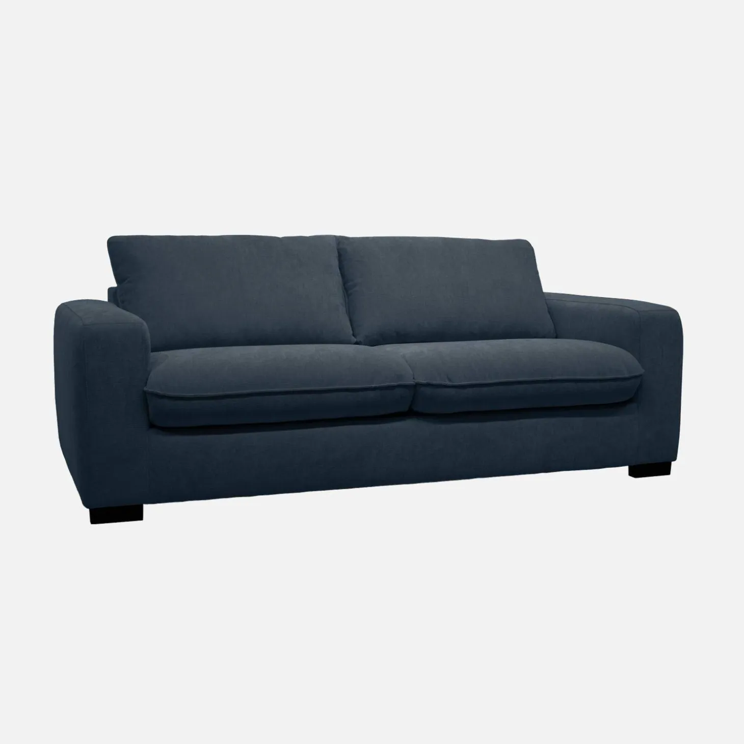 3-Sitzer Schlafsofa mit Chenille-Bezug und 10 cm Matratze - Hergestellt in Frankreich