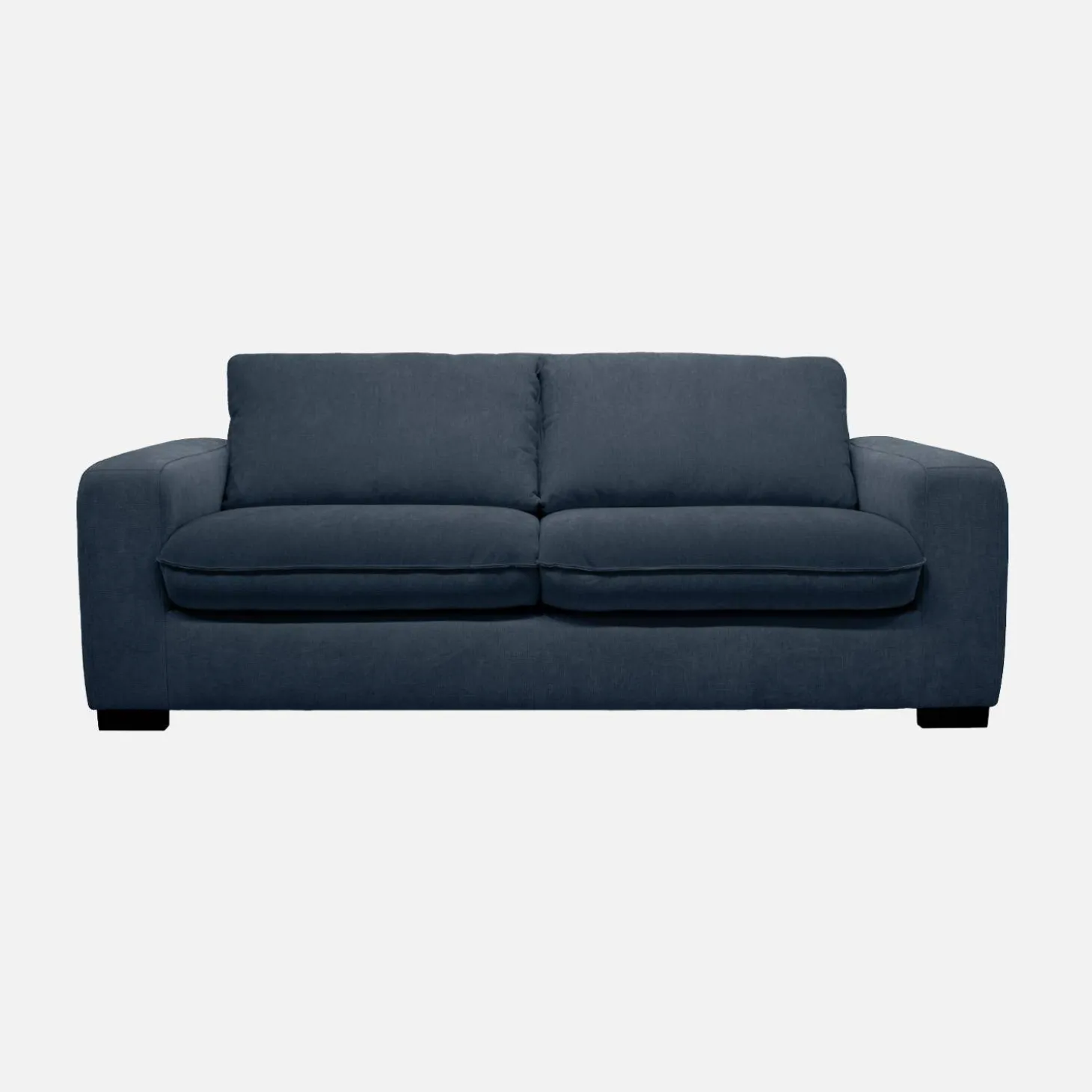 3-Sitzer Schlafsofa mit Chenille-Bezug und 10 cm Matratze - Hergestellt in Frankreich