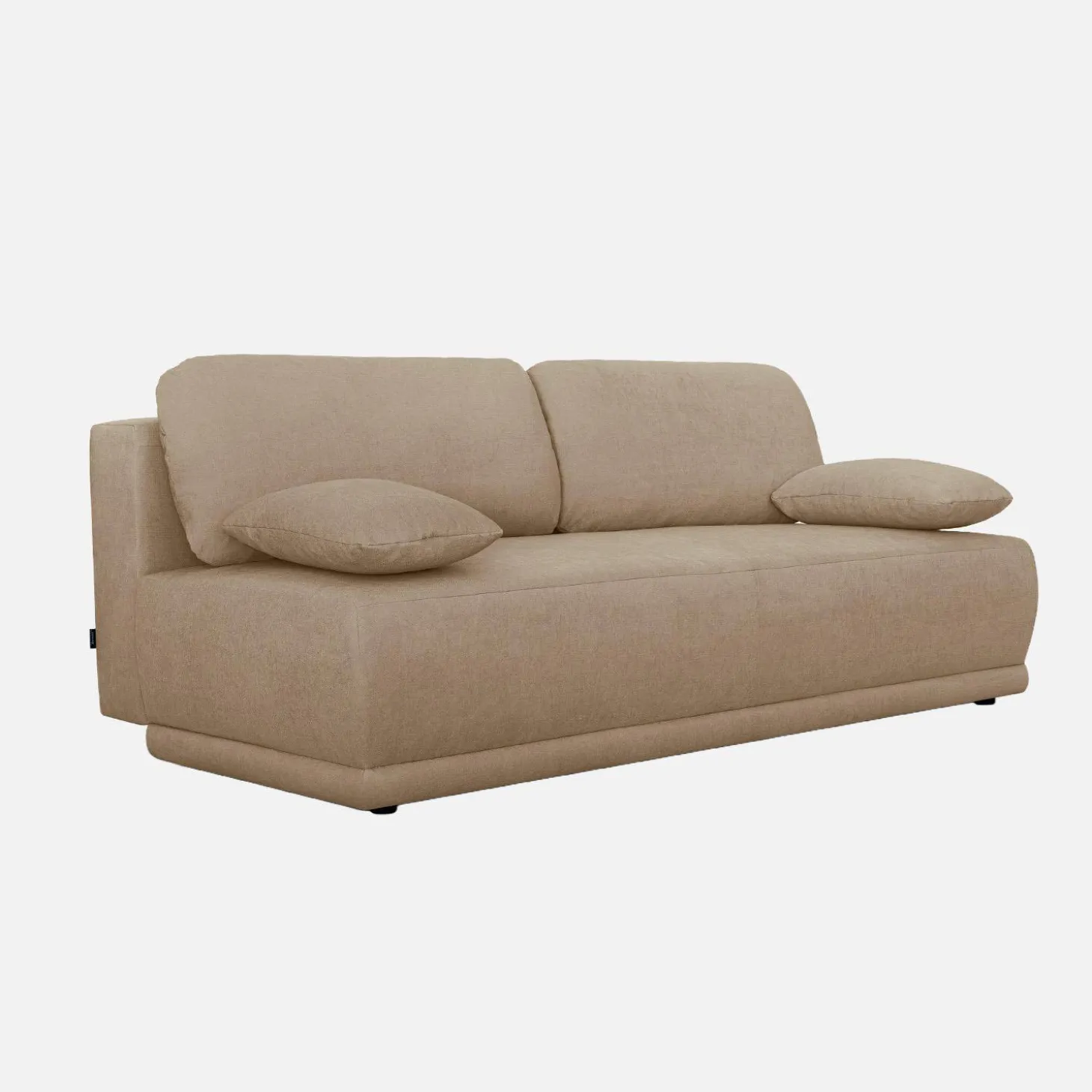 3-Sitzer Schlafsofa mit Chenille-Bezug und Stauraum
