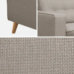 3-Sitzer Schlafsofa mit 12cm dicker Matratze