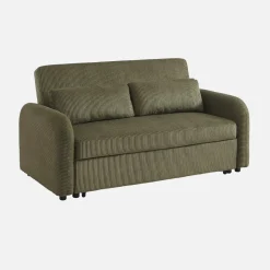 2-Sitzer Schlafsofa mit Cordbezug