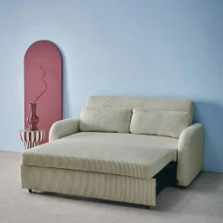 2-Sitzer Schlafsofa mit Cordbezug