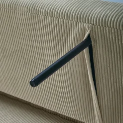 2-Sitzer Schlafsofa mit Cordbezug