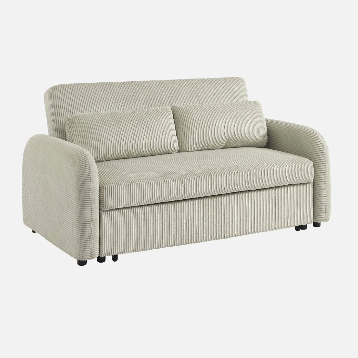 2-Sitzer Schlafsofa mit Cordbezug